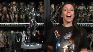 Hot Toys Iron Man 2 Mark II Armor Unleashed MMS150 1:6 - Hot Chix Cool Toy Review (Ep 47)