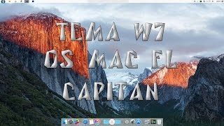 ТЕМА Mac OS X EL Capitan ДЛЯ WINDOWS 7