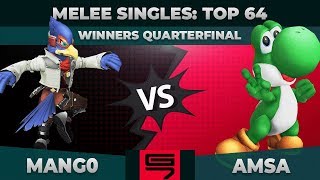 Mang0 vs aMSa - Melee Singles: Top 64 Winners Quarterfinals - Genesis 7 | Falco vs Yoshi