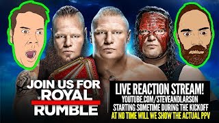 GOING IN RAW WWE ROYAL RUMBLE 2018 LIVE REACTION STREAM!
