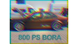 VW Bora VR6 BiTurbo 8XX PS Wassermethanoleinspritzung - 102 mm Alu Auspuffanlage -