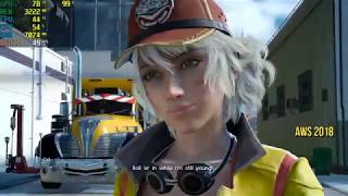 FINAL FANTASY XV DEMO AMD FX 6300 GTX 1050Ti LOW SETTING