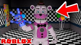 Becoming Night Terrors Funtime Freddy in Roblox Circus Baby's Pizza World Roleplay
