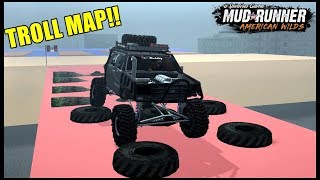 Spintires: MudRunner - OFFROADING HARDEST MAP EVER! (TROLL MAP)