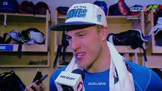 Anders Lee: It's Tough to Drop the First One | New York Islanders