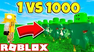 1 ПРОТИВ 1000 ЗОМБИ! ЛИЧНЫЙ КОД СИМУЛЯТОР ЗОМБИ!  Roblox Simulator