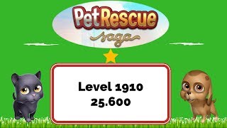 Pet Rescue Saga Level 1910 - No Boosters