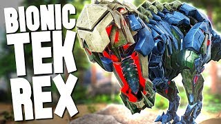 NEW BIONIC TEK REX + FOSSILS ARKaeology EVENT! - Ark Survival Evolved (Modded)