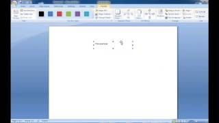 word - how to rotate a text  - yazıyı dondurme - text box resime donusturme