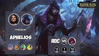 Imaqtpie Aphelios ADC vs Xayah| LOL | S9 NA Challenger - Full Gameplay