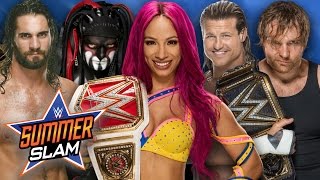 WWE SUMMERSLAM 2016 - FINN BALOR WINS! BROCK LESNAR KNOCKS RANDY ORTON OUT! Results & Highlights!