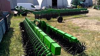 Сравниваем мотыги бороны John Deere 4.5 м., 6 м. и 9 м. ротационная борона