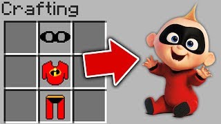 КАК СКРАФТИТЬ СУПЕРСЕМЕЙКУ В МАЙНКРАФТЕ? ГЕРОИ МУЛЬТИКА СУПЕРСЕМЕЙКА 2 #INCREDIBLES 2 in Minecraft