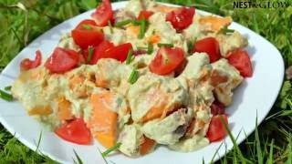 Avocado Sweet Potato Salad - Vegan Plant Based