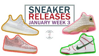 January 2020 Sneaker Releases Week 3 || Rose Gold Air Force 1 & adidas Yeezy Boost 350 V2 Yeshaya