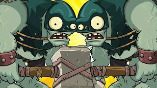Dark Ages Gargantuar Vs Dark Ages Gargantuar 2 in Plants Vs. Zombies 2: Gameplay 2017