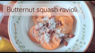 Butternut squash ravioli | Video recipe
