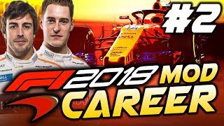 F1 2018 Season Mod CAREER Part 2: Bahrain | McLaren-Renault