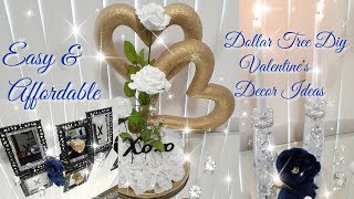 ?3 Dollar Tree Diy Valentine's Decor Ideas / Easy & Affordable ?