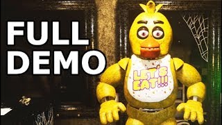 Creepy Nights at Freddy's DEMO 2 - Full Game Walkthrough Gameplay & Ending (FNAF Horror Game 2018)