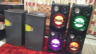 Comparison video of  Zebronics PROX15 and PRO2x10 DJ speaker