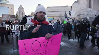 Canada: "Go home!" - Counter-protesters call for end of "freedom convoy" in Ottawa