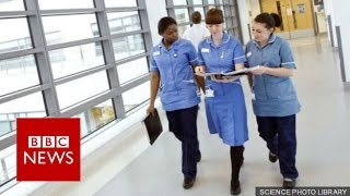 Labour promises pay rises for NHS staff - BBC News