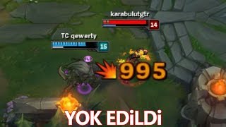 En iyi 10 TEK ATMA / 2. Bölüm. League of legends Türkiye Sunucusu