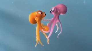 Прикольный очень мультик Осьминожки - про любовь\Cool cartoon very Octopussy - about love