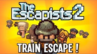 The Escapists 2 - Cougar Creek Train Escape!! - Escapists 2 Gameplay - Episode 14