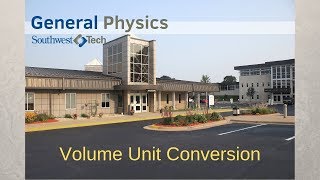 Volume Unit Conversion – General Physics