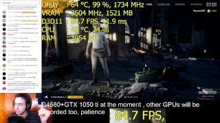 28-March-2017 PlayerUnknown's Battlegrounds GTX 1050 ti - Testing performance U