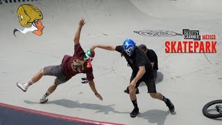 BMX RIDER BRAWL IN MEXICO AT THE CONTEST!