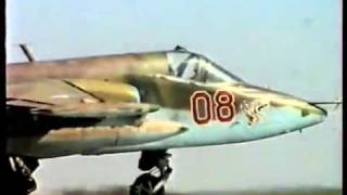 Авария самолета Су-25 при посадке