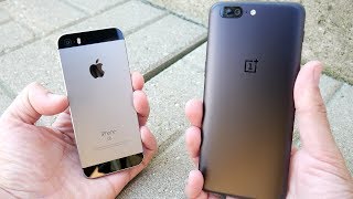 iPhone SE vs OnePlus 5 Speed Test!