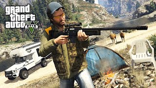 GTA 5 Real Life Mod #54 - GOING CAMPING & HUNTING!! (GTA 5 Mods)