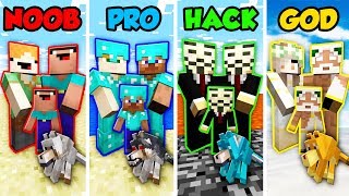 Minecraft NOOB vs. PRO vs. HACKER vs GOD: FAMILY LIFE 2 in Minecraft! (Animation)