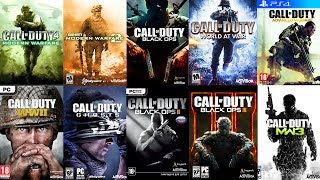 TOP 10 Call of Duty GAMES of ALL TIME! (?WORST - BEST?)