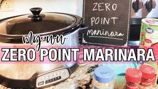 MY WW COOK WITH ME || Zero Point Marinara Sauce (for two ingredient dough pizza, pasta dishes, etc)