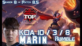 TOP MaRin RUMBLE vs SWAIN Top - Patch 8.5 KR Ranked