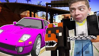 КВАДРАТНЫЙ ГТА 5 видео для детей  про машинки и тачки гонки в игре Block Warriors