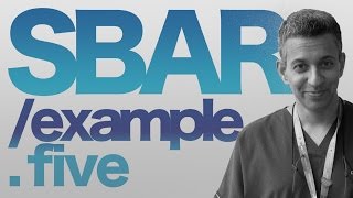 SBAR in action! (Example #5)