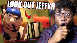 JEFFY STARTS A NERF WAR! | SML Short: Bowser Junior's Nerf War Reaction!