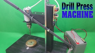 How To Make Powerful Drill Press 12volt With 775 Motor