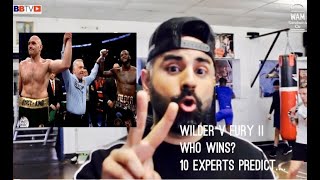FURY WILDER II: 10 FIGHTERS PICK FURY TO WIN! FIND OUT WHY