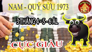 Trả Sạch Nợ, Đổi Đời CỰC CHẤT Quý Sửu 1973 Nam Mạng Giàu Như Vũ Bão 3 Tháng Tới