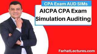 CPA Exam Simulation for Auditing Released By AICPA  | CPA exam AUD  | Auditing and Attestation Exam