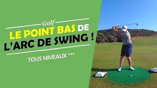 LE POINT BAS DE L' ARC DE SWING = CONTACT PARFAIT  - COURS DE GOLF