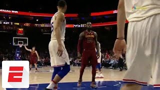 LeBron James dunks all over Ersan Ilyasova, then stares him down | ESPN