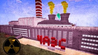 ЧАЭС В МАЙНКРАФТЕ, ОБЗОР КАРТЫ ЧЕРНОБЫЛЬ, CHERNOBYL MINECRAFT